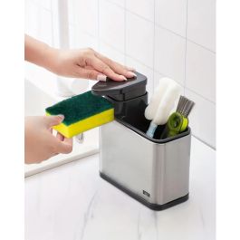 Quttin - Organizador de Limpieza de Cocina con Dispensador - 18 x 8.5 x 19 cm (12 Unidades)