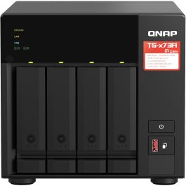 QNAP TS-473A-SW5T Bundle NAS 4 Bahías AMD Ryzen con Switch 2.5GbE 5 Puertos