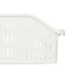 Organizador de nevera Kinvara, blanco, 20.3x12.8x30.5 cm, plástico, apto lavavajillas (24 Unidades) Organizador de nevera Kinvara, blanco, 20.3x12.8x30.5 cm, plástico, apto lavavajillas (24 Unidades)