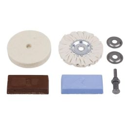 Wolfcraft Juego Hobby de Pulido para Metales, Plástico, Mármol con Pasta, Mandril y Discos de Fieltro/Algodón Precio: 10.50000006. SKU: B19YGYX3W4