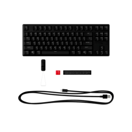 HyperX Alloy Origins Core Teclado Mecánico para Juego, Teclas PBT, Interruptores Mecánicos, Diseño Compacto, Negro - 639N7AA#ABE