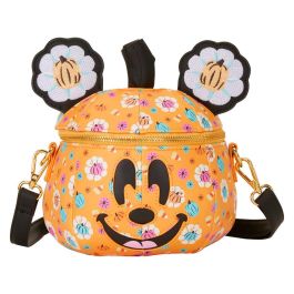 Loungefly Bolso bandolera Minnie Disney Pumpkin. Medidas: 18,29x18,29x16,51cm.