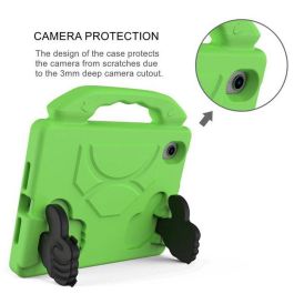 eSTUFF Funda HANDY a prueba de golpes para niños con soporte, iPad Mini 7/6, EVA flexible y no tóxica, Verde
