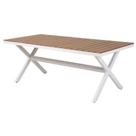 Mesa de Comedor DKD Home Decor Exterior Resina Aluminio 200 x 90 x 75 cm Precio: 635.94999952. SKU: S3042459
