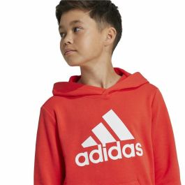 Sudadera con Capucha Niño Adidas Big Logo Essentials Rojo