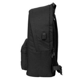 Munich Mochila Doble Portátil 15,6" USB Negro 31x44x18 cm