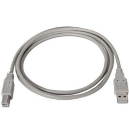 Aisens Cable USB 2.0 Tipo A a B para Impresora HP, Epson, Brother, Xerox, Samsung, OKI, Ricoh, Lexmark, Canon - 4.5 Metros