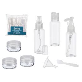 Set Dosificadores de Viaje Transparente Berilo 16.5x17x4 cm (24 Unidades) Precio: 47.88999952. SKU: B136P8GWCA
