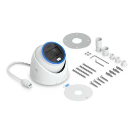 Ubiquiti Cámara Turret 4K 8MP IP66 IK08 PoE+ con LED IR Visibles - Resolución 3840 x 2160