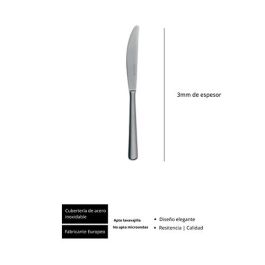 Ambassador Cuchillo Chuletero 230 Mm (12 Unidades) Ambassador Cuchillo Chuletero 230 Mm (12 Unidades)