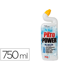 Pato Limpiador de Inodoro Gel Fórmula 4 en 1 con Lejía, Limpia, Blancaquea y Abrillanta, Perfume Fresco, 750 ml Precio: 4.49999968. SKU: B12CHFAR48