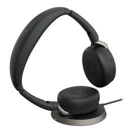 Jabra Evolve2 65 Flex MS Stereo USB-C Auriculares Inalámbricos y Alámbricos Diadema Oficina/Centro Llamadas Certificado Microsoft Teams Negro