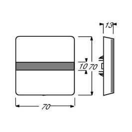 Busch-Jaeger 2106 N-34 Tapa para Interruptor de Cruz y Cambio Exterior Resistente a la Intemperie, Color Blanco Alpino