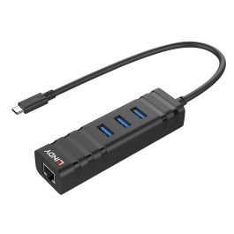 Lindy USB 3.2 Type C Hub y Convertidor Gigabit Ethernet con 3 Puertos USB 3.0/3.1/3.2 Tipo A para Ultrabooks, Compatible Thunderbolt 3 Precio: 32.49999984. SKU: B12QWPPDS4