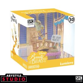 Abystyle Figura Disney - Lumiere de La Bella y la Bestia, Super Figure Collection, 12cm