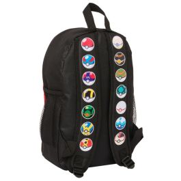 SAFTA Mochila Pokemon Pokeball 40cm - Con Bolsillos Laterales y Ergonomica