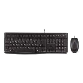 Logitech Mk120 Teclado y Mouse Óptico, Escritura Cómoda y Silenciosa