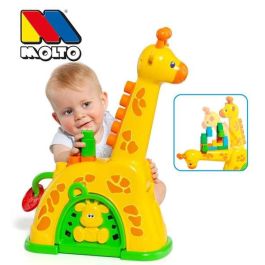 Molto Jirafa de Actividades 51 cm con 15 Bloques para Niños a Partir de 1 Año
