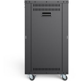 Digitus Rack para equipos universal 19 pulgadas, 16U, con ruedas, 136 kg, Negro