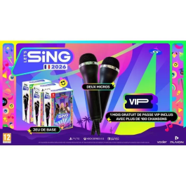 Plaion Let's Sing 2026 + 2 Microphones - Juego para Nintendo Switch