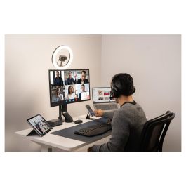 Kensington Auriculares Gaming H3000 PROVC, Diadema Bluetooth 5.2, Negro, 60h Batería, Cancelación Ruido, Micrófono Boom, USB-C, Para PC, PS, Xbox, Android, iOS