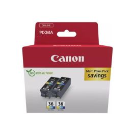 Canon Multipack Cli-36 CMY - 2 Depósitos de Tinta de Color 12ml, Compatible con PIXMA iP100, iP110, TR150 - 1511B018 Precio: 35.50000003. SKU: B198ES8ZNL