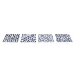 DKD Home Decor Posavasos Azulejo Mediterráneo Dolomite y Corcho Azul Blanco 10.8 x 0.7 x 10.8 cm (72 Unidades) DKD Home Decor Posavasos Azulejo Mediterráneo Dolomite y Corcho Azul Blanco 10.8 x 0.7 x 10.8 cm (72 Unidades)