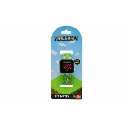 Minecraft Reloj LED para Niños con Luz y Funciones de 3.5cm - Incluye Pilas LR41, Fabricado en Plástico (Edad Mínima 3 Años) Precio: 11.49999972. SKU: B1HK4FGRZA