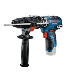 Bosch Professional 06019H300B GSR 12V-35 FC Taladro-destornillador a batería 12V, con adaptadores GFA 12-H y GFA 12-B, en L-BOXX