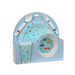 Set de vajilla infantil Safta Coches Poliéster 26 x 26 x 9 cm Precio: 5.89000049. SKU: B1AMTF53HG