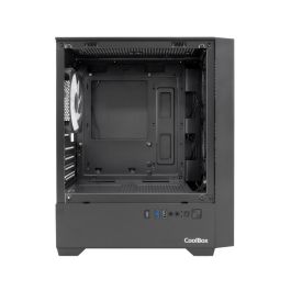 Coolbox GM220 MPFusion Caja PC Gaming Micro ATX/ITX Torre con Cristal Templado y 4 Ventiladores Preinstalados USB-C