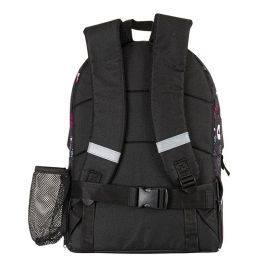 PERONA Mochila Escolar Tik Tok 42cm, con Bolsillo Botella, Tirantes Acolchados, Adaptable a Carro y Cintas Reflectantes para Niños
