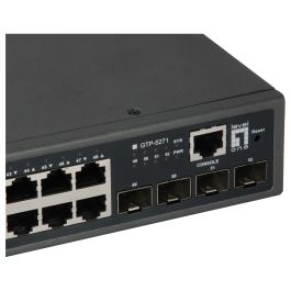 Level One GTP-5271 Switch Gestionado L3 48 Puertos Gigabit Ethernet PoE+ 4 Puertos 10G SFP+ Montaje en Rack 400W