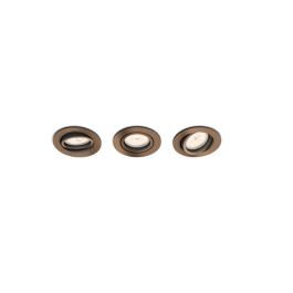 Juego de 3 Aros Empotrables Philips Donegal Circular Cobre GU10 - Sin Bombilla Precio: 36.49999969. SKU: B18YDVKNQJ