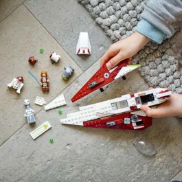 LEGO 75333 Star Wars Jedi Starfighter de Obi-Wan Kenobi - Set de Construcción para Jugar y Coleccionar - El Ataque de los Clones