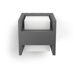 Philips Aplique LED Arbour 2x4,5W 800lm 4000K Antracita Pared