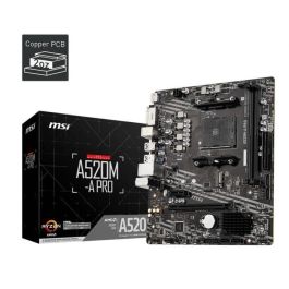 MSI A520M-A PRO placa base AMD A520 Zócalo AM4 micro ATX Precio: 62.50000053. SKU: S5605177