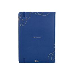 Agenda Encuadernada Liderpapel Efira A5 2025 Dia Pagina Color Azul Papel 70 gr