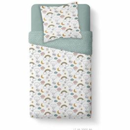 Today 1.15 Juego de Cama Infantil Kids First - Funda Nórdica 140x200cm + Almohada 63x63cm - Poliéster Fácil Mantenimiento - Blanco Estampado