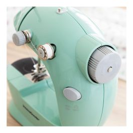 Innovagoods Mini Máquina de Coser Portátil V0103326 con LED, Cortahílos y Accesorios, 2 Velocidades, Doble Puntada, Fácil de Usar y Transportar