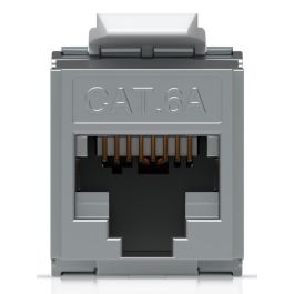 Ubiquiti Keystone Jack Cat6A - Conector Ethernet sin Herramientas, Pack de 12