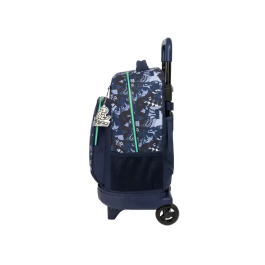 Safta Mochila Escolar Grande con Ruedas Compact Extraíble El Niño Navy 450x330x220 mm