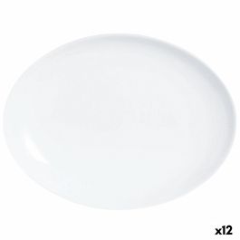 Fuente de Cocina Luminarc Diwali Ovalado Blanco Vidrio (33 x 25 cm) (12 Unidades) Precio: 158.8900005. SKU: S2709250