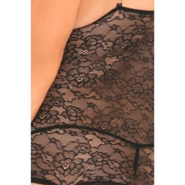 Conjunto de Lencería René Rofé Negro (3XL/4XL) Conjunto de Lencería René Rofé Negro (3XL/4XL)