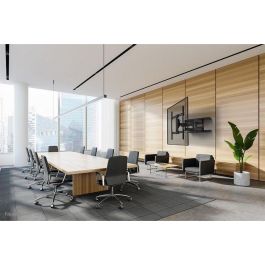 Neomounts WL40S-950BL18 Soporte de pared para TV 55-110" 125kg Inclinable y Giratorio con Altura Ajustable Negro