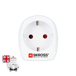 Adaptador europeo a reino unido skross 1500230-e