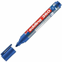Marcador Pizarra Edding 360 Conico Azul (Set de 10)