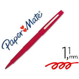 Papermate Flair Original Rotulador Punta Fibra Rojo Trazo 1.1 mm