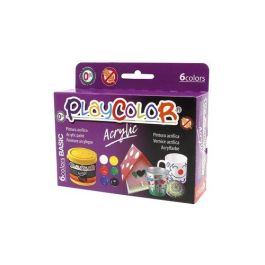 Playcolor Pintura acrílica Basic 40 ml, 6 unidades colores surtidos para manualidades, sin disolventes ni alérgenos Precio: 9.5000004. SKU: B1DH2LYX5Y