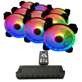TALIUS IRIS SPECTRUM ARGB/CRONOS PACK 9 VENTILADORES 120MM + CENTRALITA. COLOR NEGRO Precio: 81.50000012. SKU: B1HSNQV7KM
